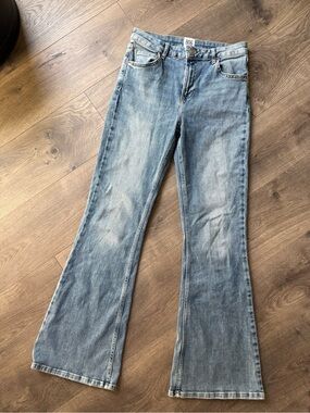 BDG Women's Light Blue Flare Jeans